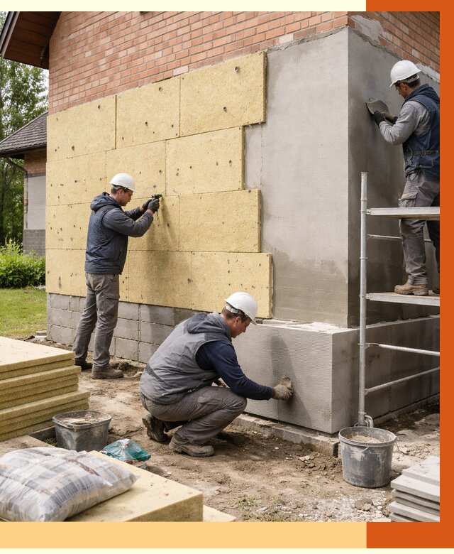 Утепление частного дома в Апатитах под ключ от 7779 руб/м2 — недорого | ТепломастерПтт