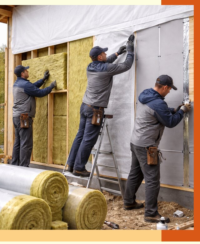 Утепление каркасного дома в Апатитах от 4356 руб./м2 — профессионально | ТепломастерПтт