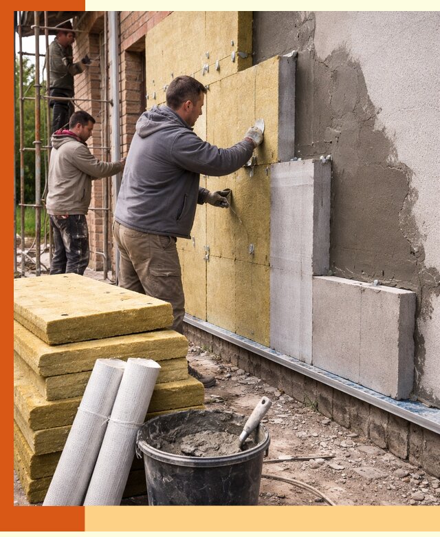 Утепление кирпичного дома под ключ в Апатитах