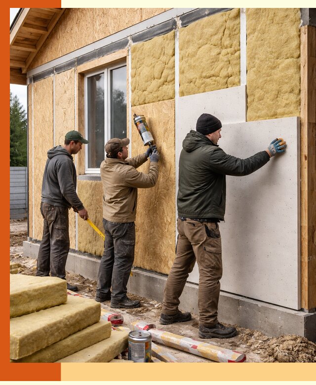 Профессиональное утепление дома из SIP-панелей в Апатитах