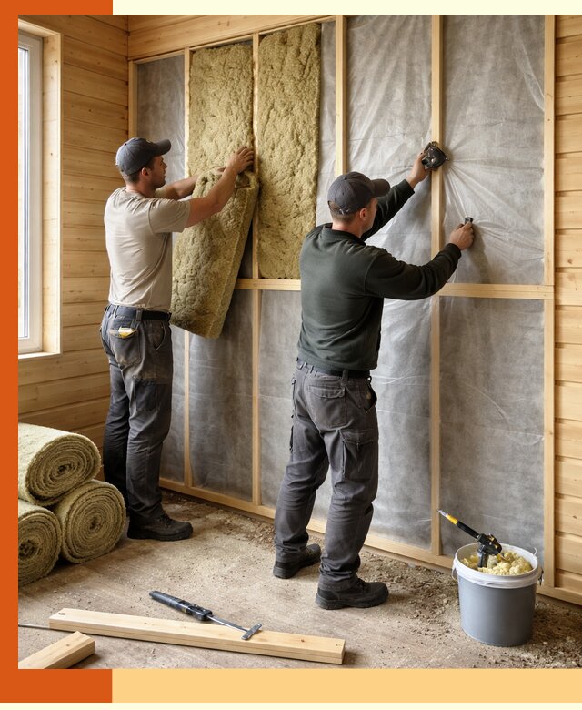 Утепление дома из минибруса в Апатитах: комплексные теплоизоляционные работы