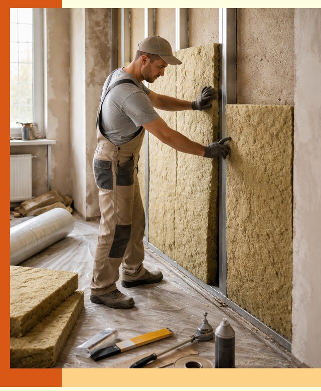 Утепление квартиры в Апатитах — комплексная теплоизоляция стен и полов