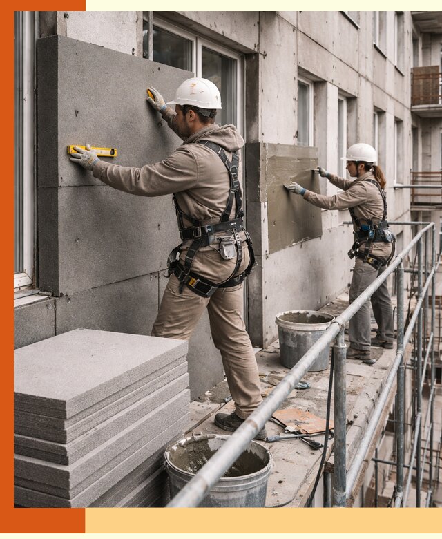 Утепление квартиры снаружи под ключ в Апатитах