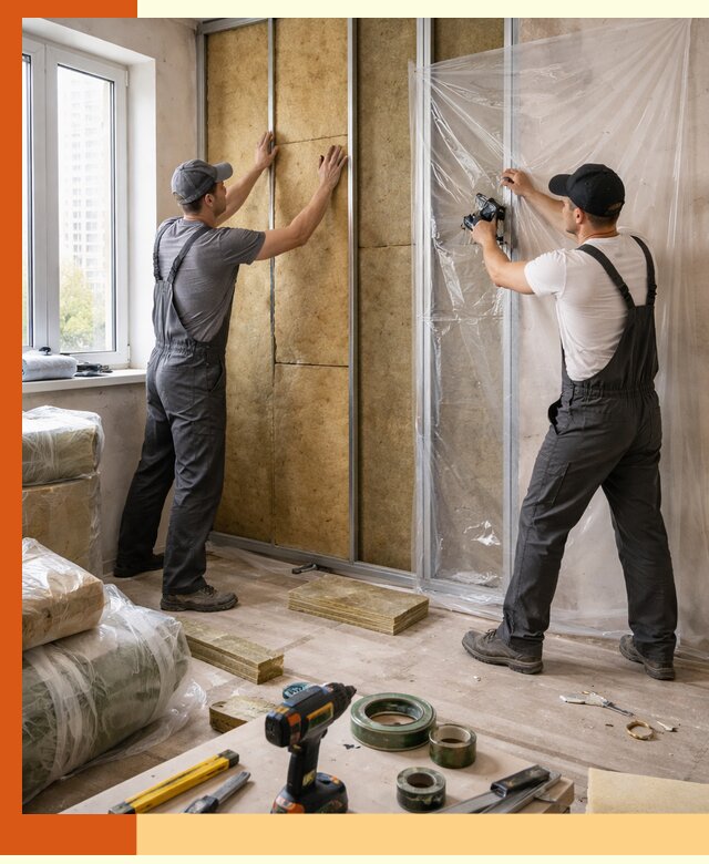 Утепление квартиры изнутри профессионально в Апатитах