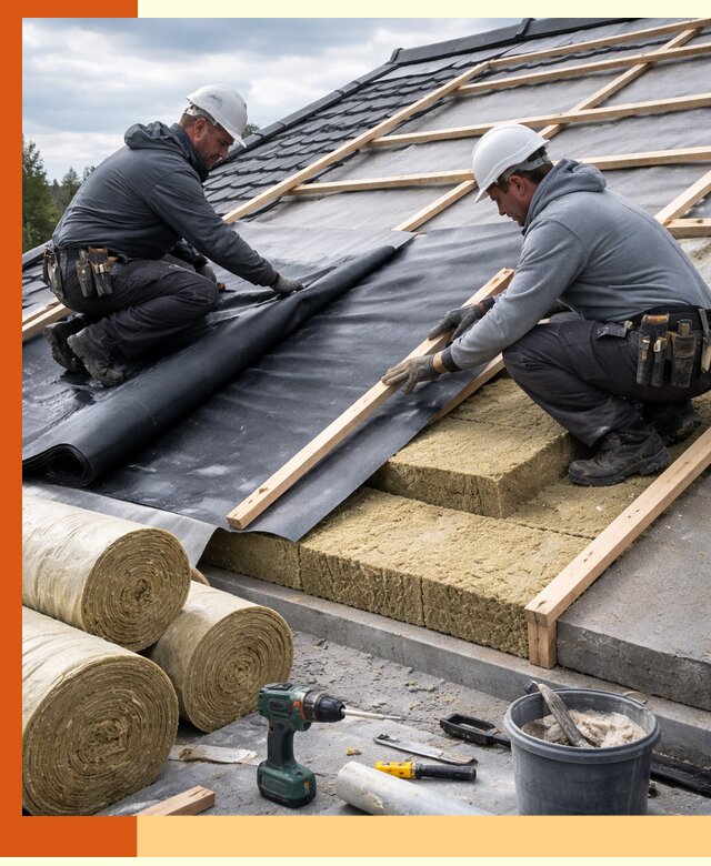 Утепление крыши снаружи в Апатитах: профессиональная теплоизоляция