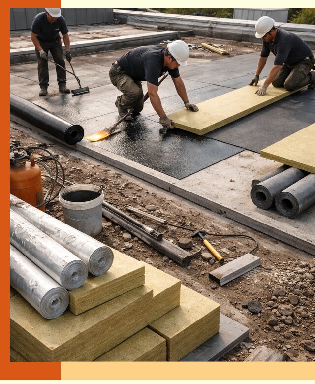 Утепление плоской крыши в Апатитах — надежная теплоизоляция и герметизация