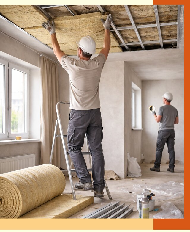 Утепление потолка в частном доме в Апатитах от 985 руб./м² — работы под ключ | ТепломастерПтт