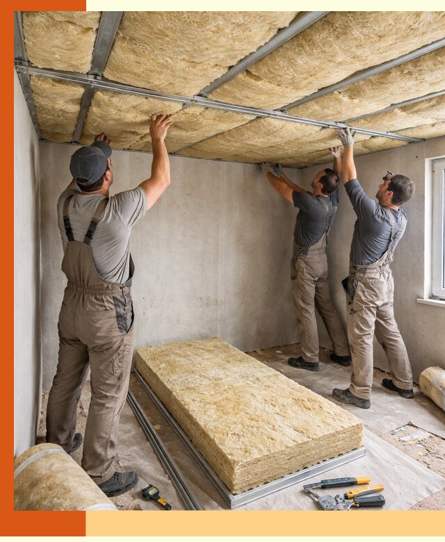 Утепление потолка в Апатитах — тепло и без сквозняков