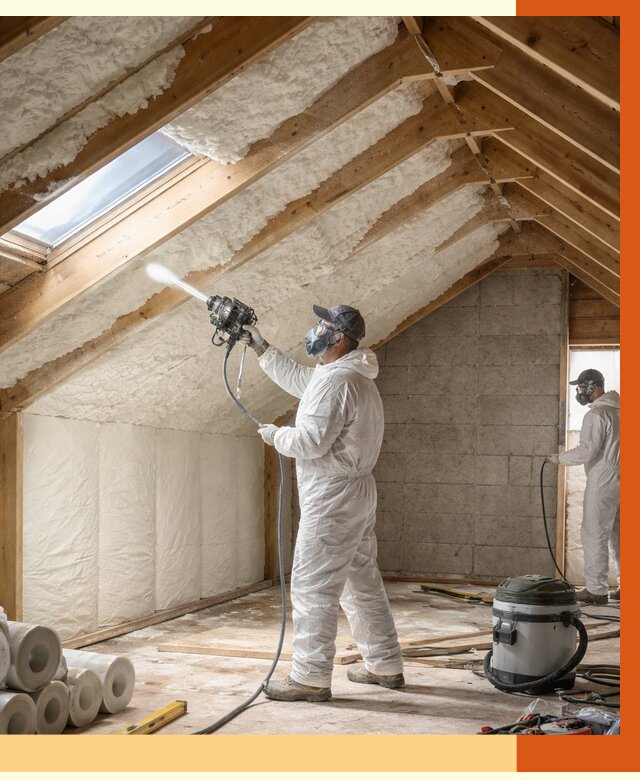 Утепление мансарды ППУ в Апатитах от 2852 руб./м² — заказать под ключ | ТепломастерПтт