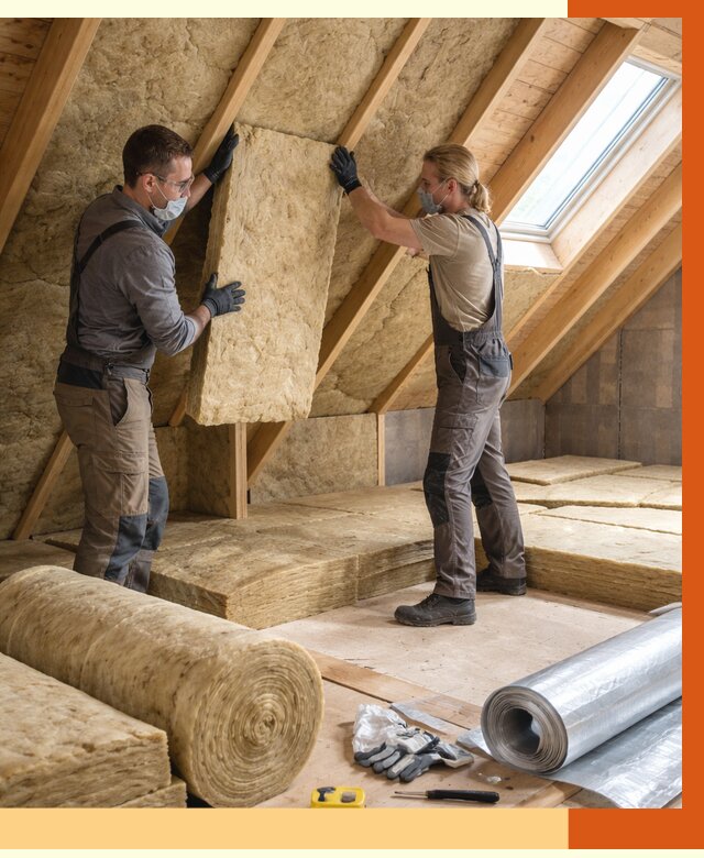 Утепление мансарды минватой в Апатитах от 4356 руб./м2 — монтаж и пароизоляция | ТепломастерПтт