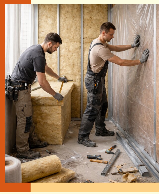 Профессиональное утепление лоджии в Апатитах эффективно и надежно