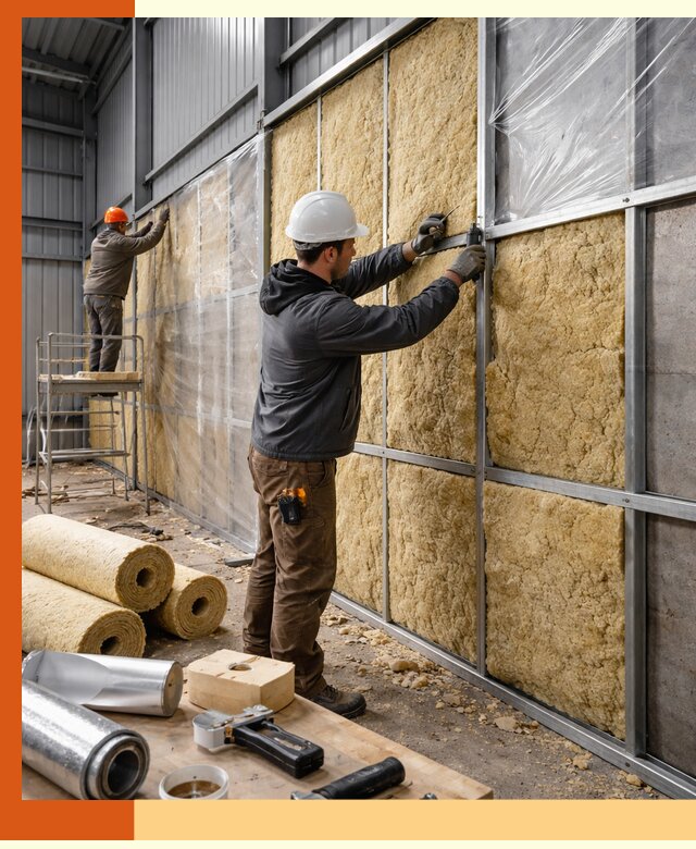 Утепление ангара в Апатитах — профессиональная теплоизоляция помещений