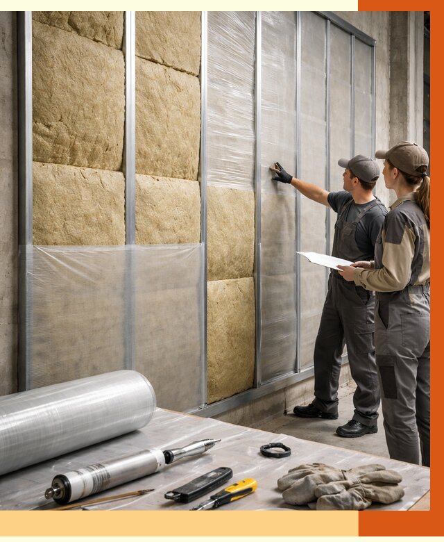 Утепление склада химсырья в Апатитах от 4667 руб. под ключ | ТепломастерПтт