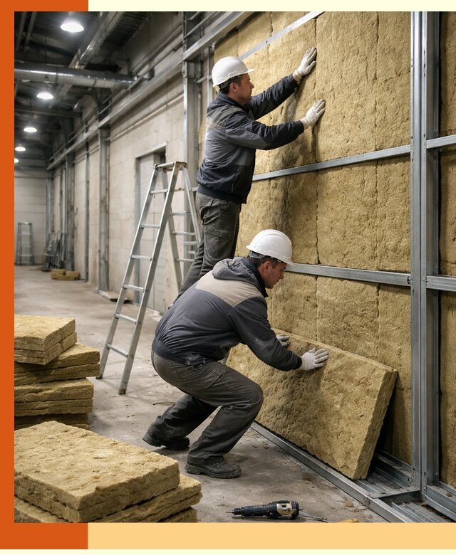 Утепление цеха под ключ в Апатитах с гарантией качества