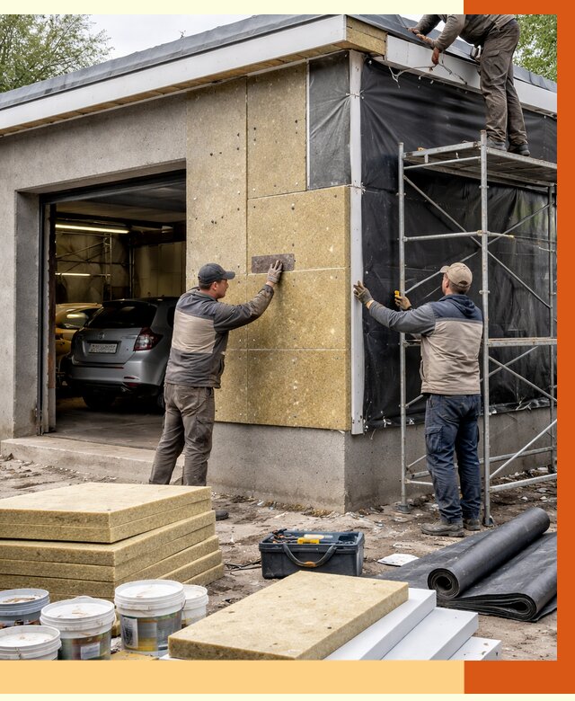 Утепление автосервиса в Апатитах ппу, пеноизоляция, от 15039 руб/м2 — ТепломастерПтт