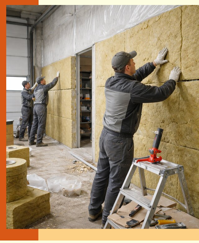 Утепление автосервиса и мастерских в Апатитах качественно и надёжно