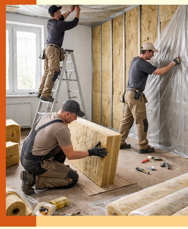 Утепление офисных помещений под ключ в Апатитах