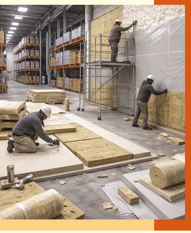 Утепление складского терминала в Апатитах от 7779 руб./м² под ключ | ТепломастерПтт