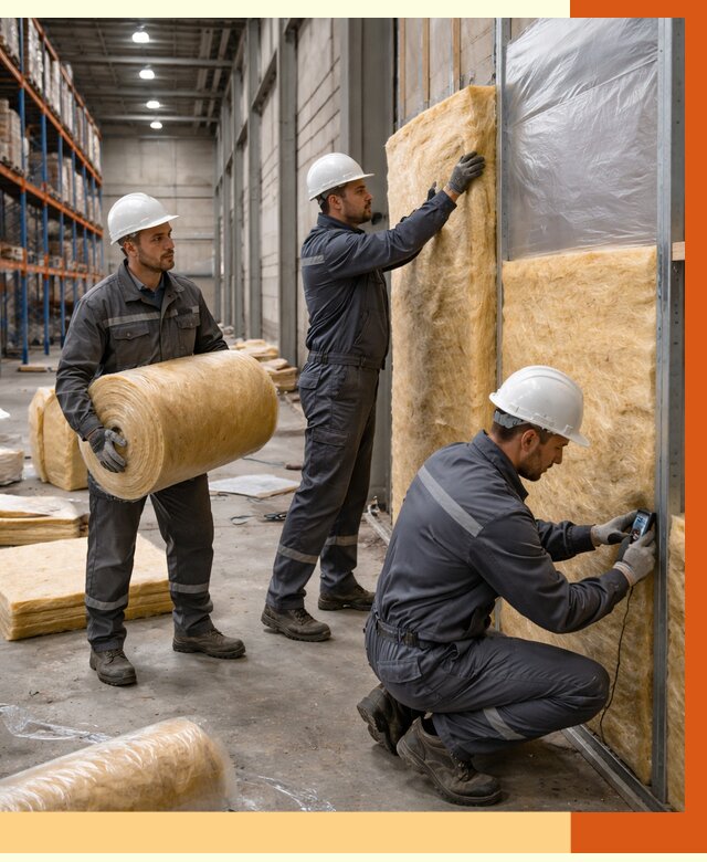 Утепление логистического центра в Апатитах от 4667 руб/м² под ключ | ТепломастерПтт