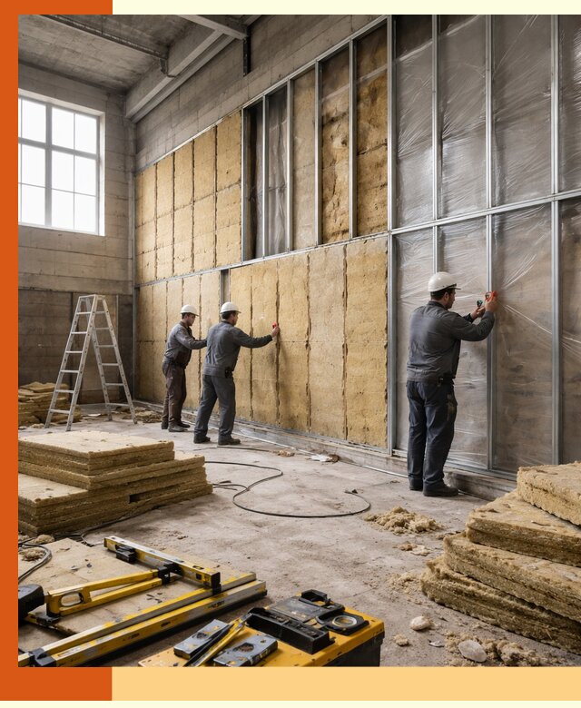 Утепление спортивного зала в Апатитах качественно и недорого