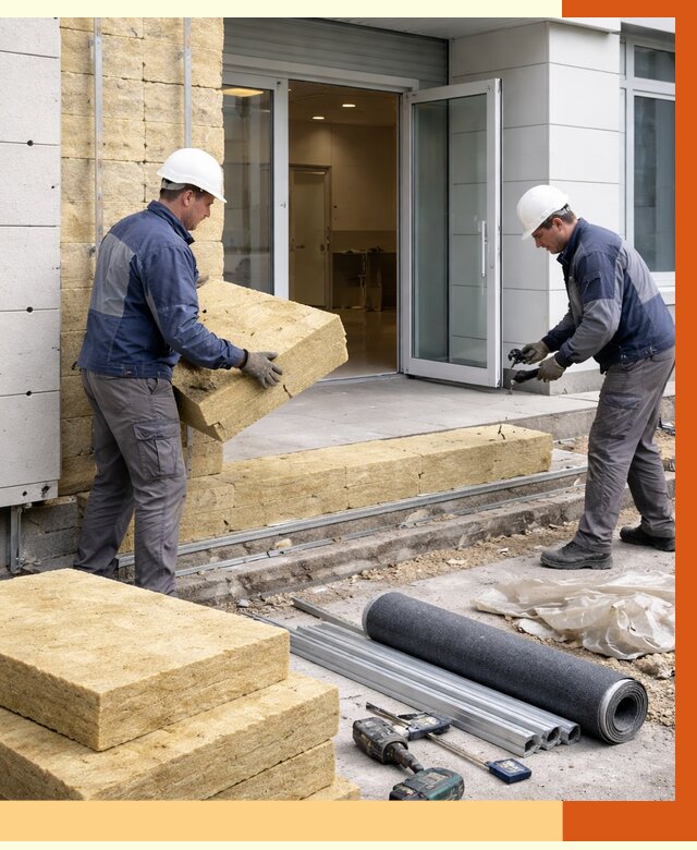 Утепление медицинского центра в Апатитах под ключ от 12965 руб./м² | ТепломастерПтт