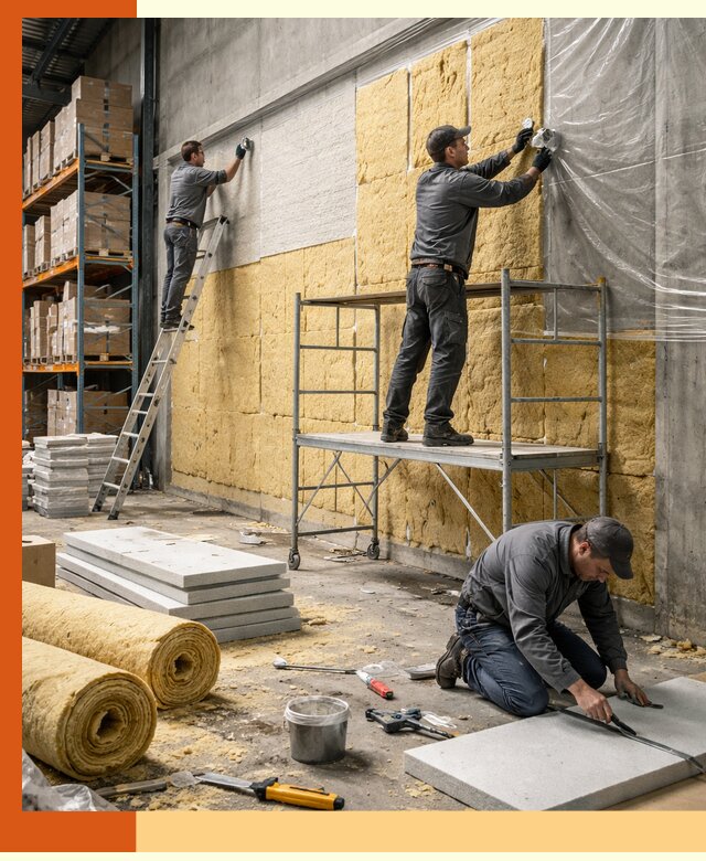 Утепление холодного склада под ключ в Апатитах