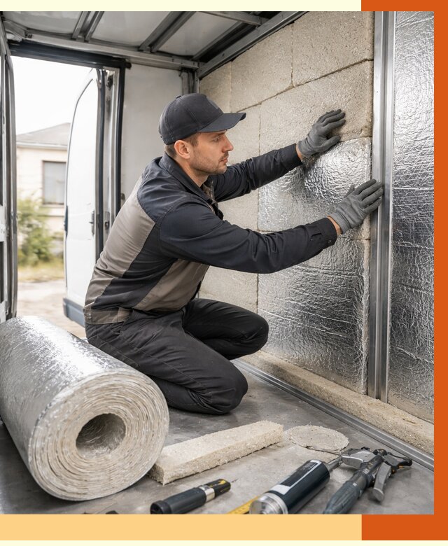 Утепление фургона рефрижератора в Апатитах от 12965 руб./м² под ключ | ТепломастерПтт