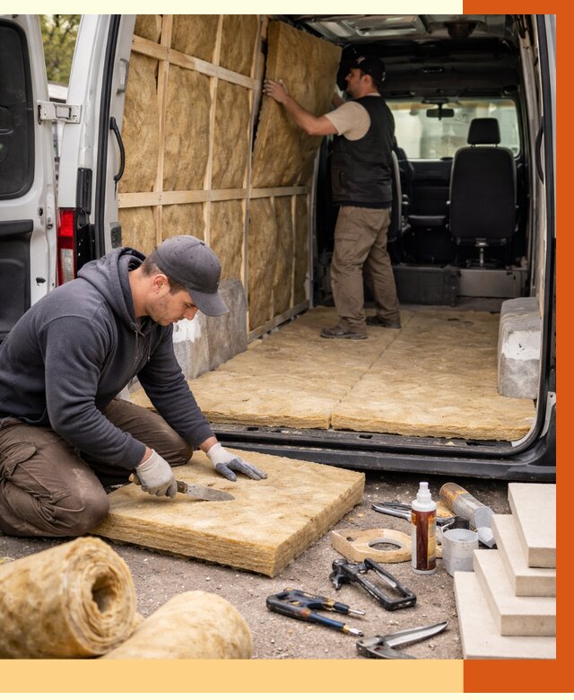 Утепление кемпера в Апатитах под ключ от 12446 руб. — профессионально | ТепломастерПтт