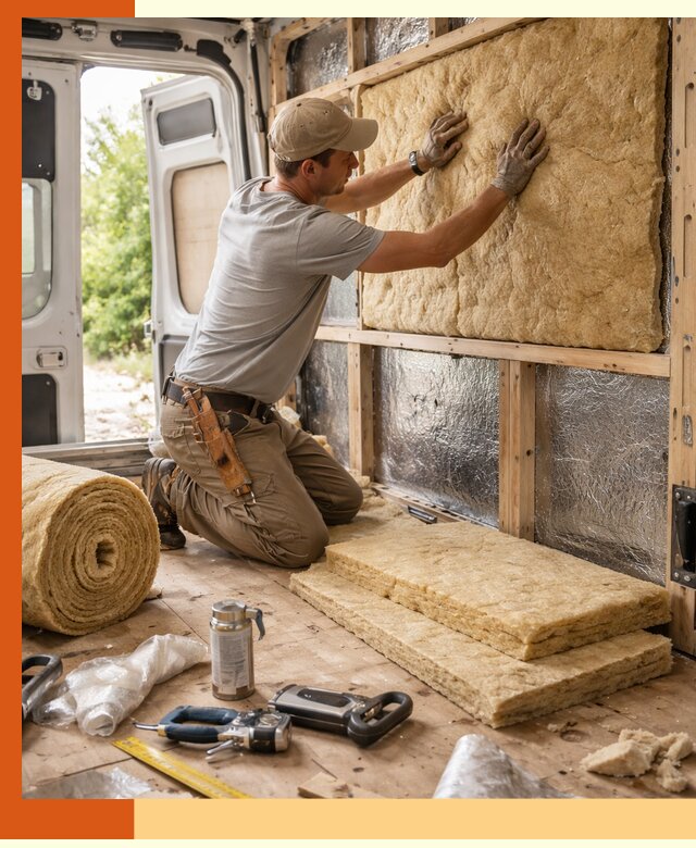 Утепление кемпера под ключ в Апатитах с гарантией качества