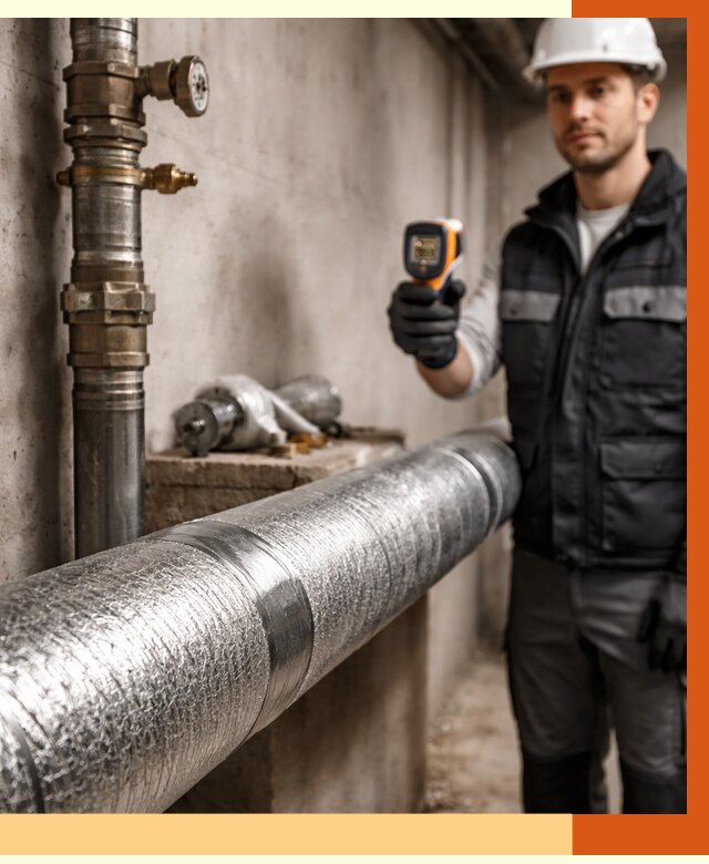 Утепление труб водоснабжения в Апатитах от 8816 руб. за м² — услуги ТепломастерПтт