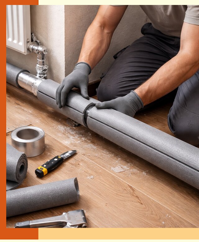 Утепление труб отопления в Апатитах: теплоизоляция и защита сети