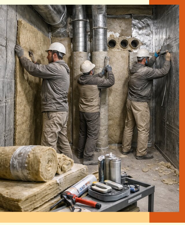 Утепление венткамеры в Апатитах под ключ от 1504 руб. — профессионально | ТепломастерПтт