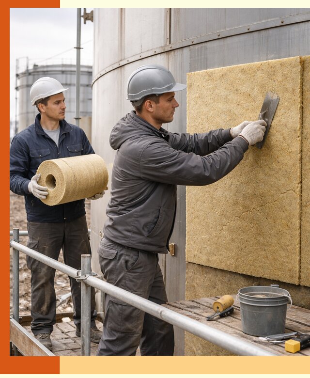 Профессиональное утепление резервуара и теплоизоляция в Апатитах