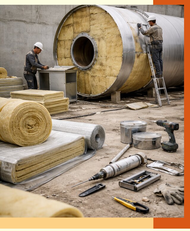 Утепление резервуара с топливом в Апатитах от 28523 руб. под ключ | ТепломастерПтт