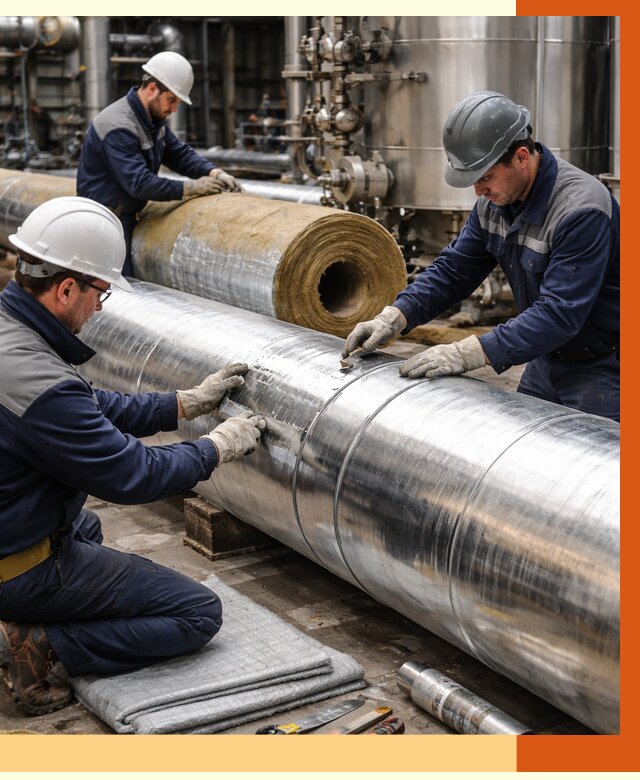 Утепление технологического оборудования в Апатитах от 4356 руб. за м2 | ТепломастерПтт