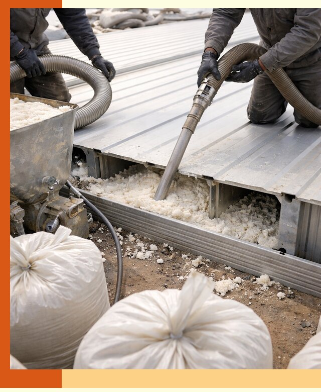 Заполнение пустот кровельных панелей пенными и мокрыми герметиками в Апатитах