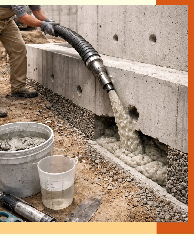 Заполнение полостей фундамента в Апатитах от 7053 руб. под ключ | ТепломастерПтт