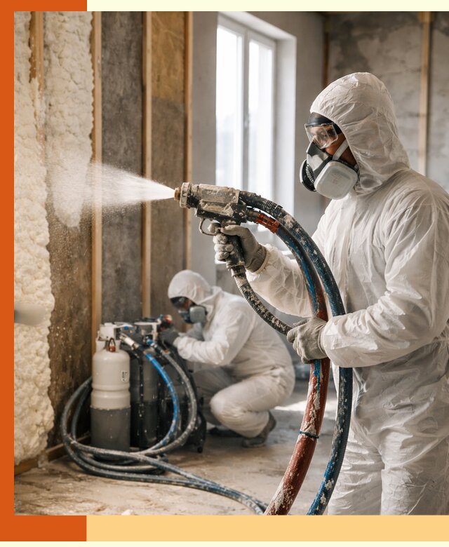 Пенополиуретан напыление для утепления зданий в Апатитах