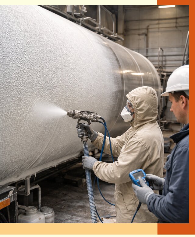 Утепление автоцистерны жидкой теплоизоляцией в Апатитах от 15039 руб. под ключ | ТепломастерПтт