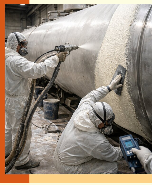 Утепление автоцистерн жидкой теплоизоляцией в Апатитах