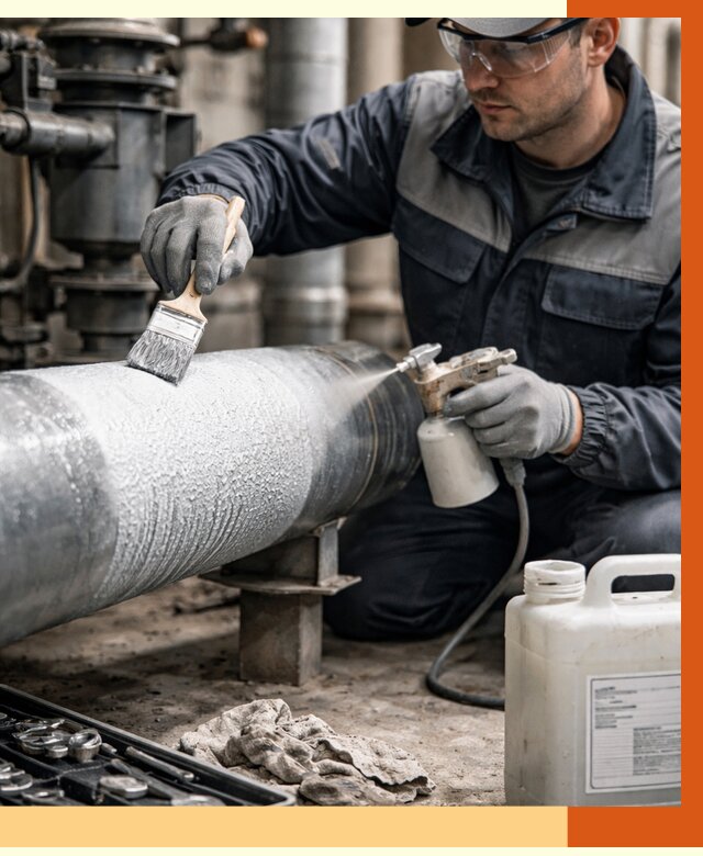 Утепление оборудования жидкой теплоизоляцией в Апатитах от 4667 руб. | ТепломастерПтт