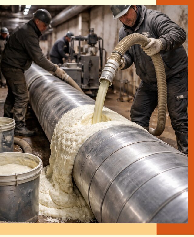 Утепление теплотрассы жидкой теплоизоляцией в Апатитах от 4356 руб. | ТепломастерПтт