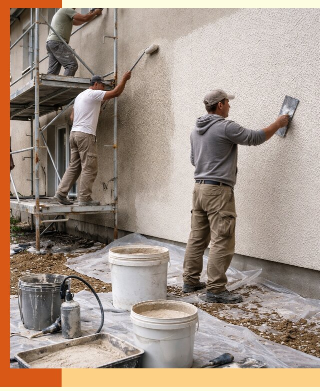 Утепление фасада жидкой пробкой в Апатитах