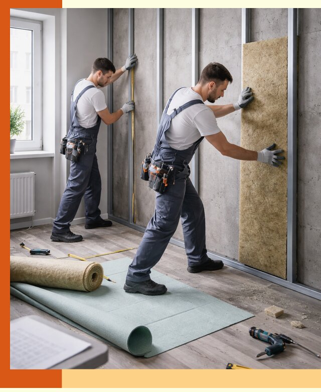 Шумоизоляция квартиры под ключ в Апатитах — профессионально и гарантированно