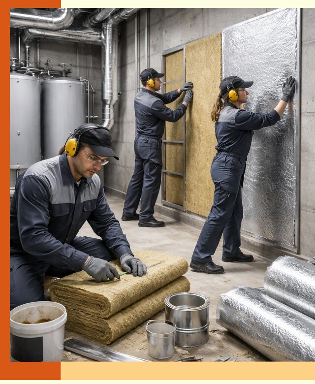 Шумоизоляция котельной в Апатитах: профессиональный монтаж и материалы