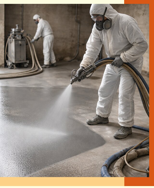 Гидроизоляция полимочевиной в Апатитах от 8816 руб/м² — напыление полимерной гидроизоляции | ТепломастерПтт