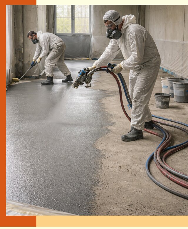 Гидроизоляция полимочевиной полов и конструкций в Апатитах