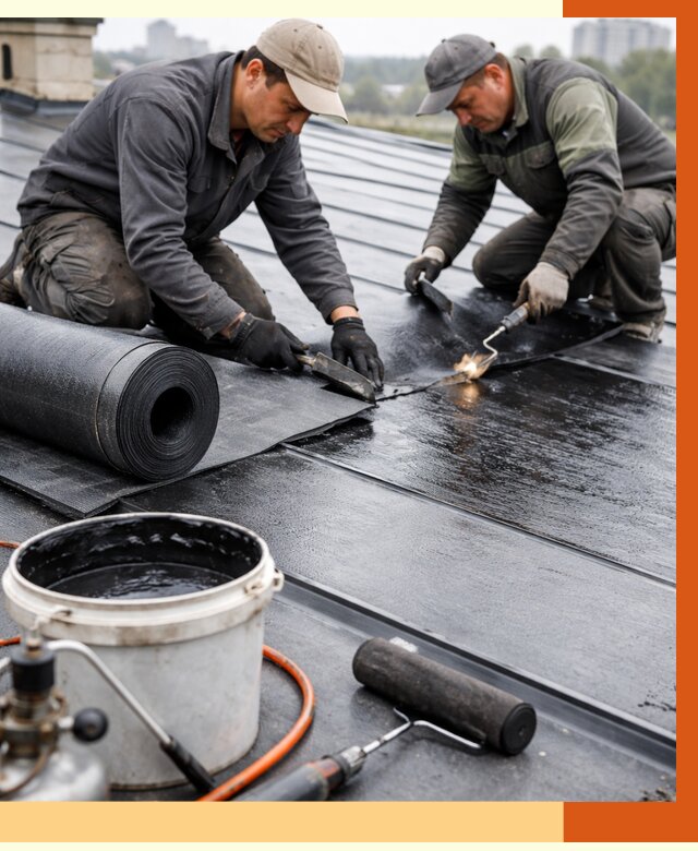 Гидроизоляция фальцевой кровли в Апатитах от 7779 руб. под ключ | ТепломастерПтт