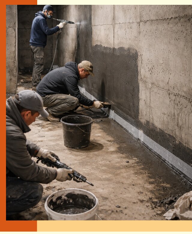 Гидроизоляция подвала в Апатитах — комплексная защита от влаги