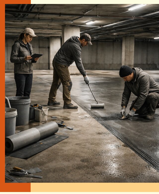 Гидроизоляция паркинга в Апатитах: качественная защита зданий